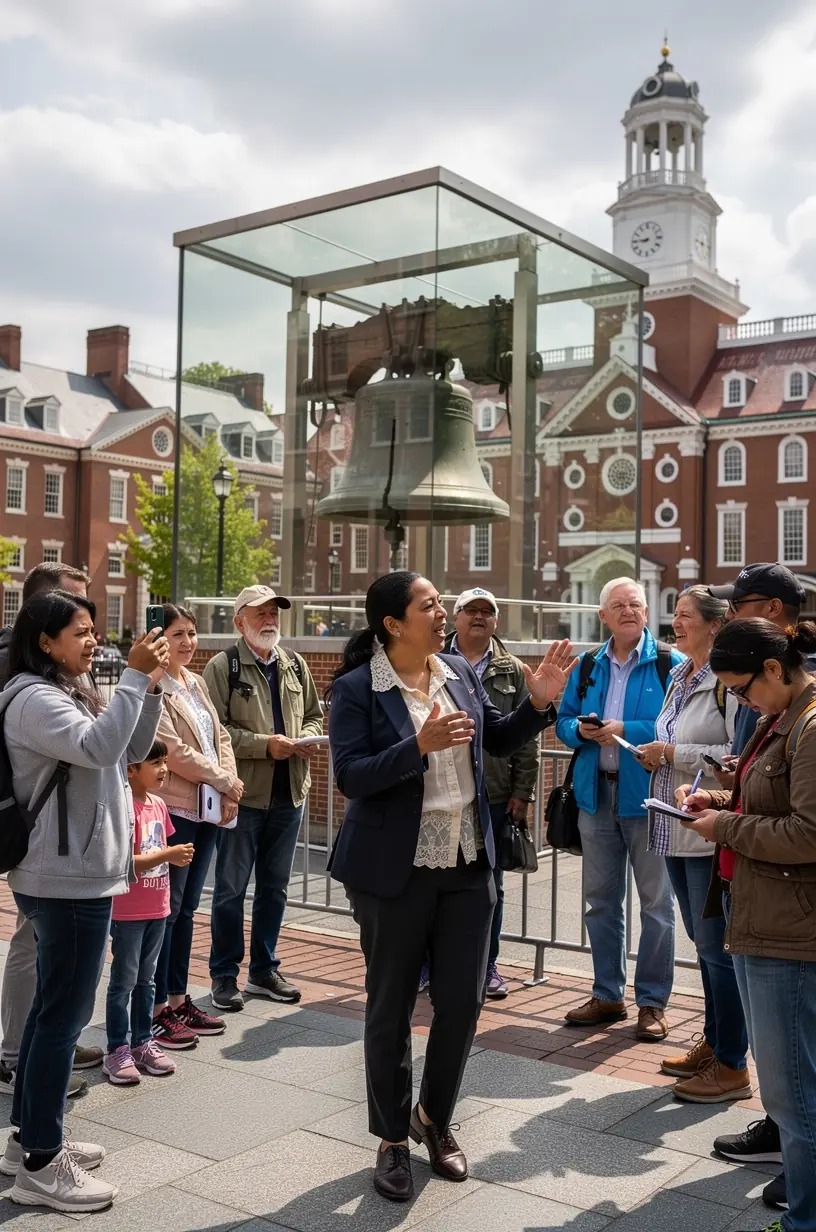 Guided city tour highlighting historical storytelling techniques.